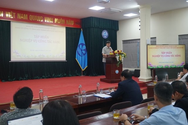 Tập huấn bồi dưỡng nghiệp vụ công tác Đảng