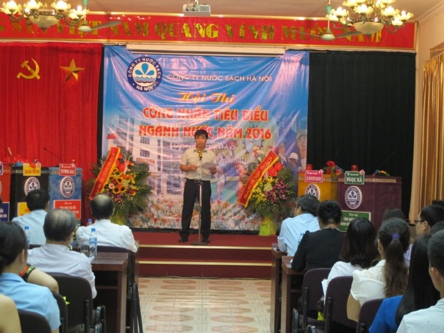 Vòng sơ khảo Hội thi “Công nhân tiêu biểu ngành nước” Công ty Nước sạch Hà Nội năm 2016